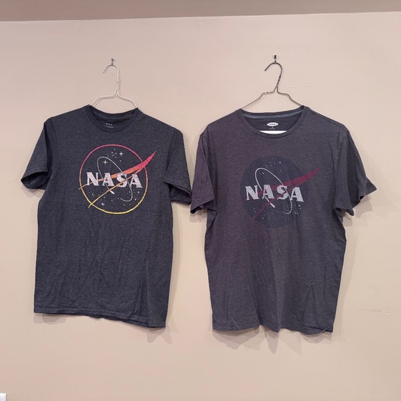 ❤️❤️ 3/$25 TWO NASA tees Both size medium. - Picture 1 of 10